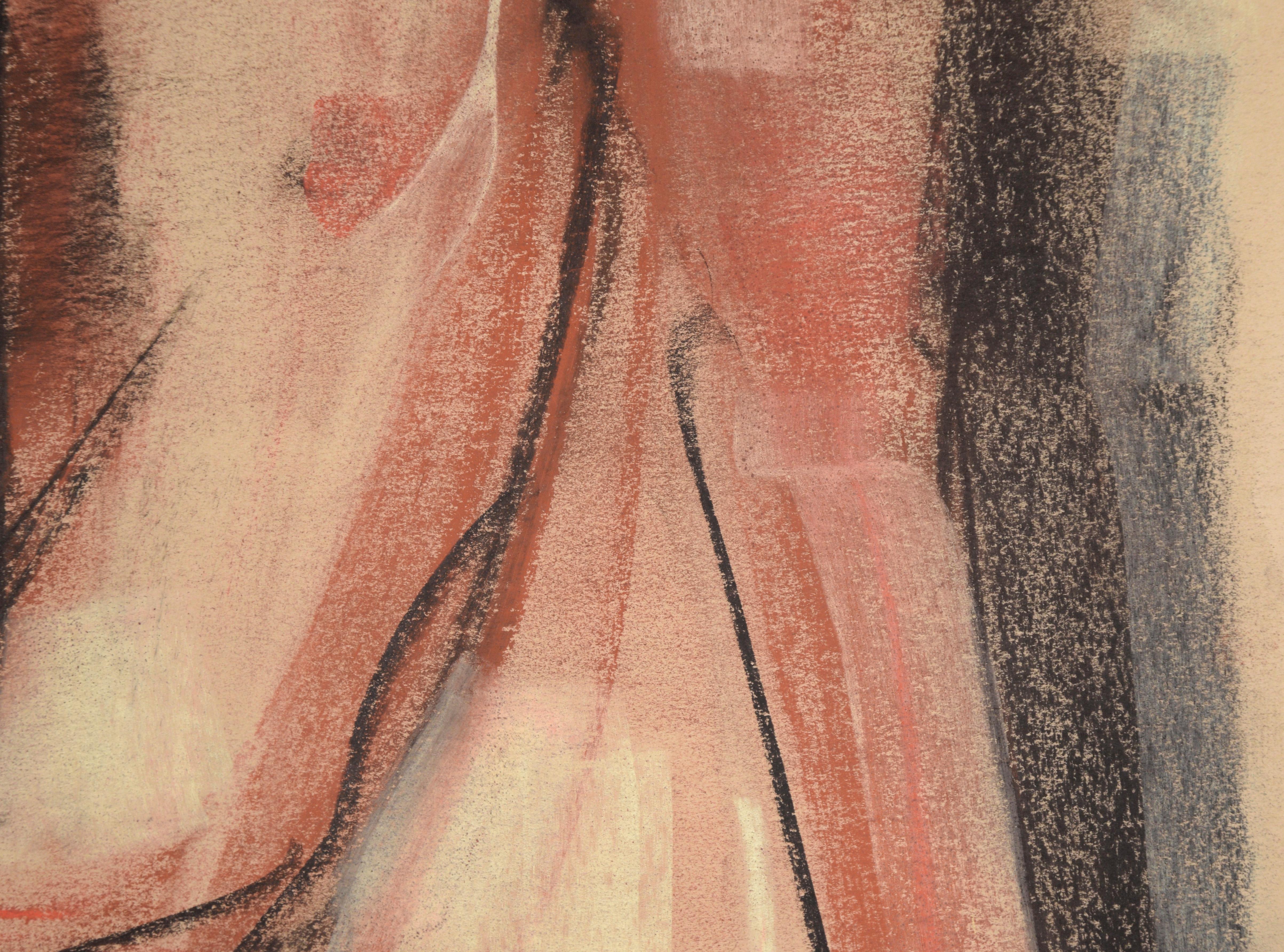 Sitzender männlicher Akt in Holzkohle auf Papier

Figurative Arbeit mit einem männlichen Akt der Künstlerin Heather Speck (Amerikanerin, geb. 1978) aus Santa Cruz und San Francisco. Das Modell sitzt und stützt sich auf seine Hände. Er blickt leicht
