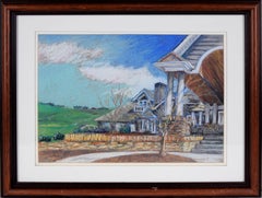 Zwei Standpunkte, Original-Pastellzeichnung, 1997