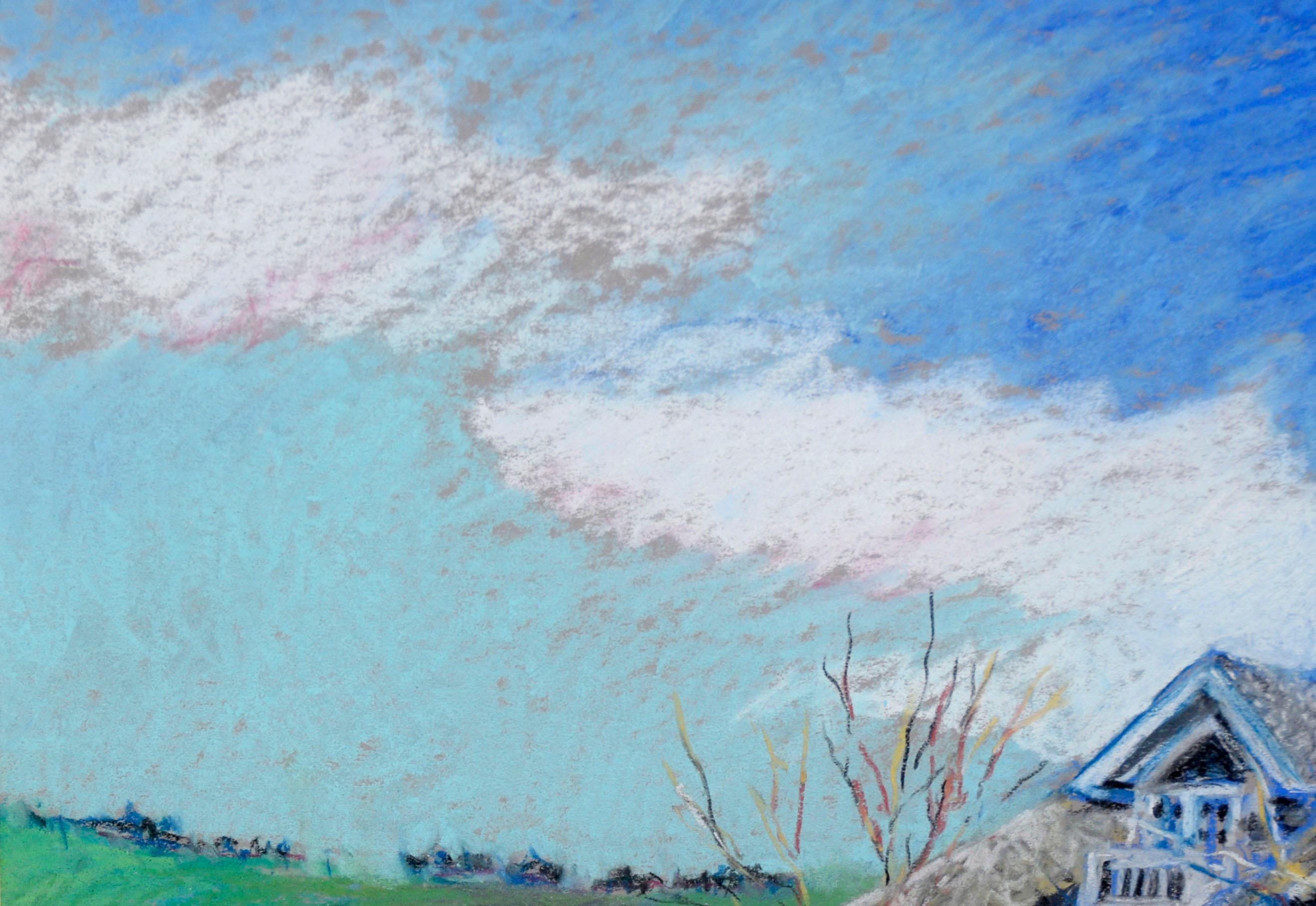 “Two Points of View” Original Pastel Drawing, 1997 - Art by Nora Kohlberg Miller