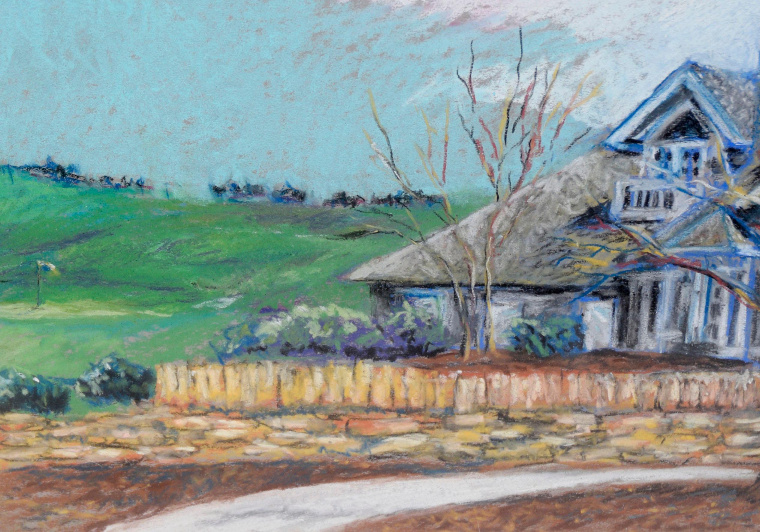 “Two Points of View” Original Pastel Drawing, 1997 - American Realist Art by Nora Kohlberg Miller