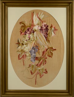 Embroidered Fruit Still Life