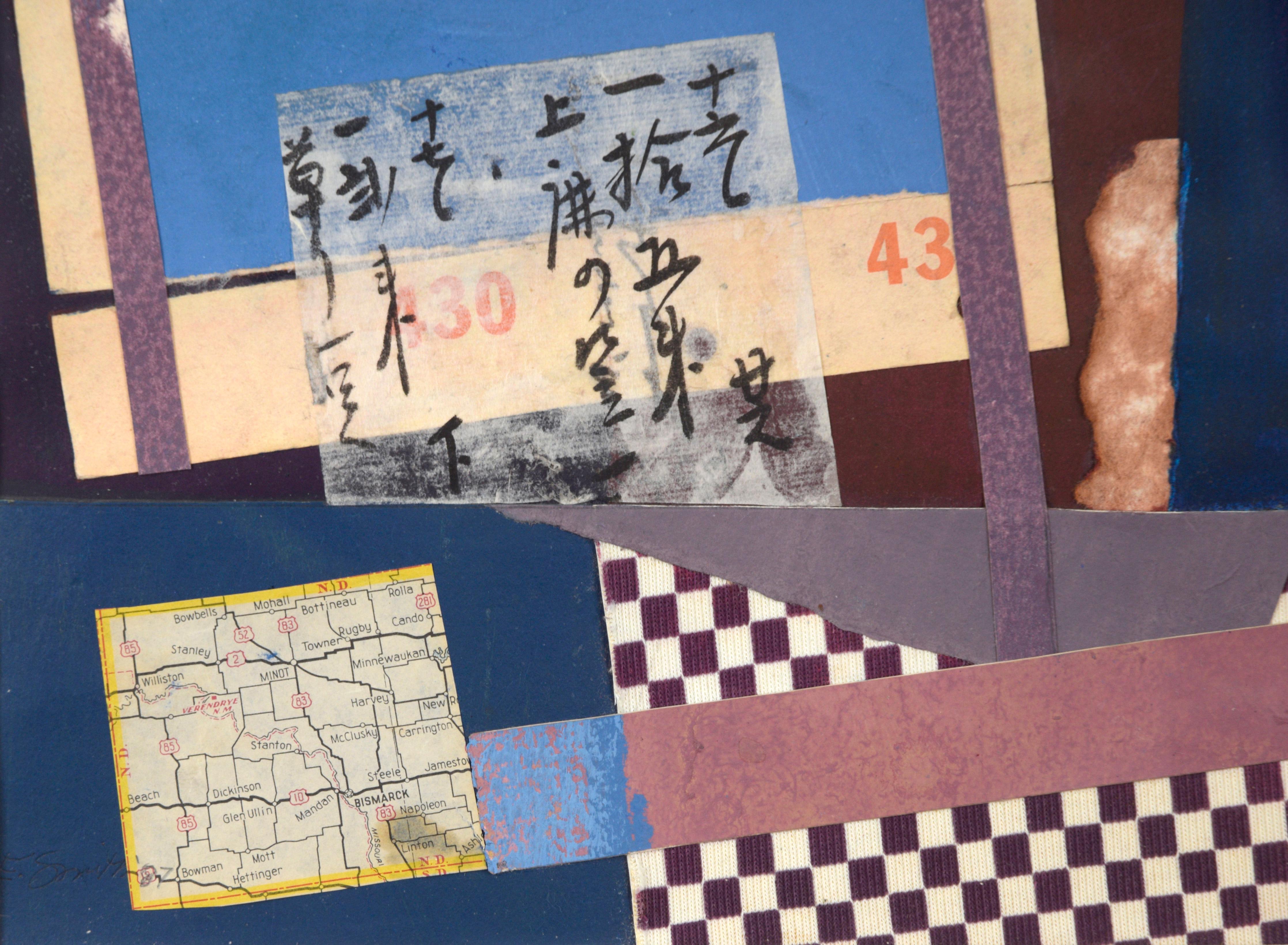Route 10 - Abstract Collage - Contemporary Art by Ed Smith