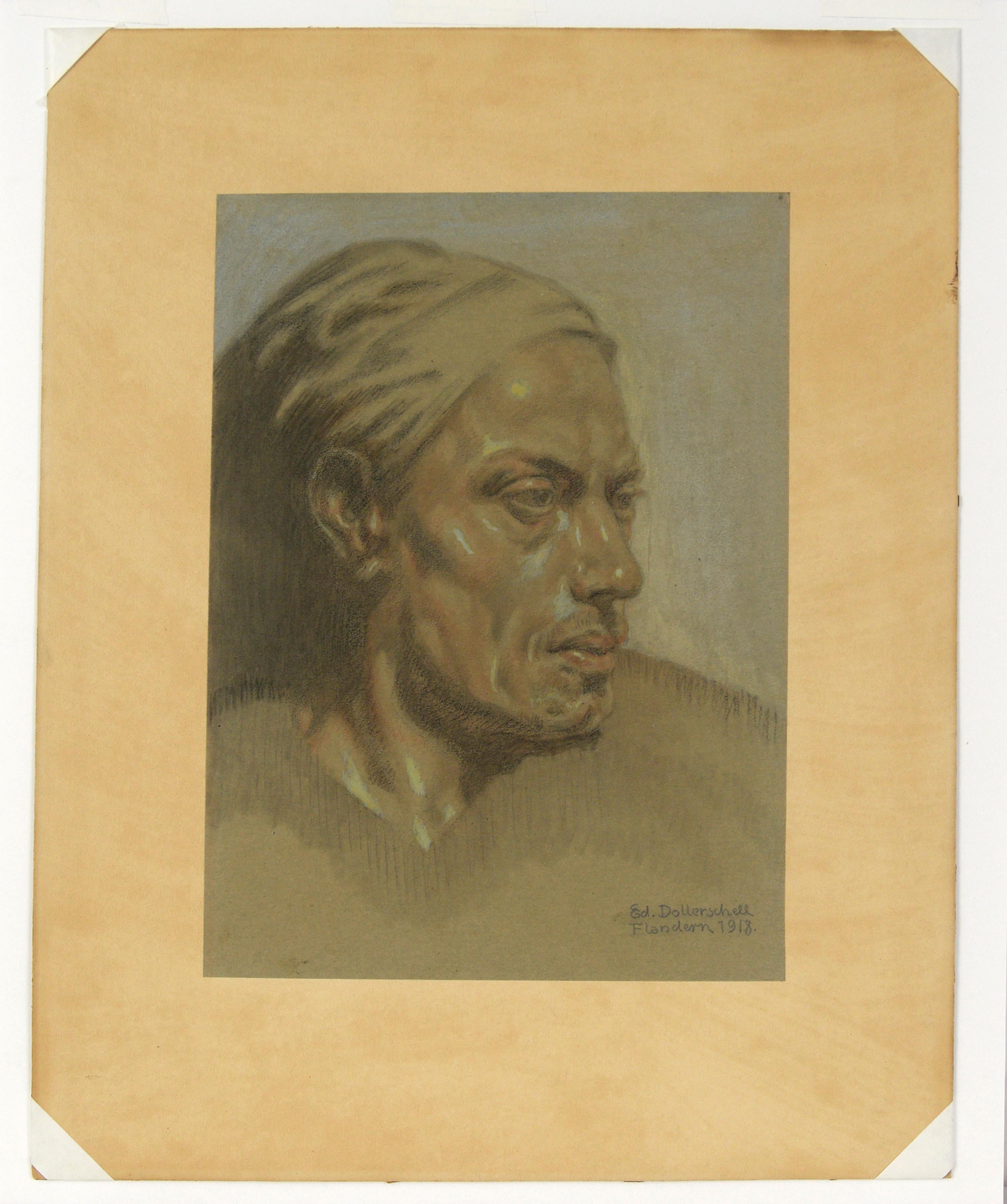 Portrait of a Man at Flanders 1918 For Sale 3
