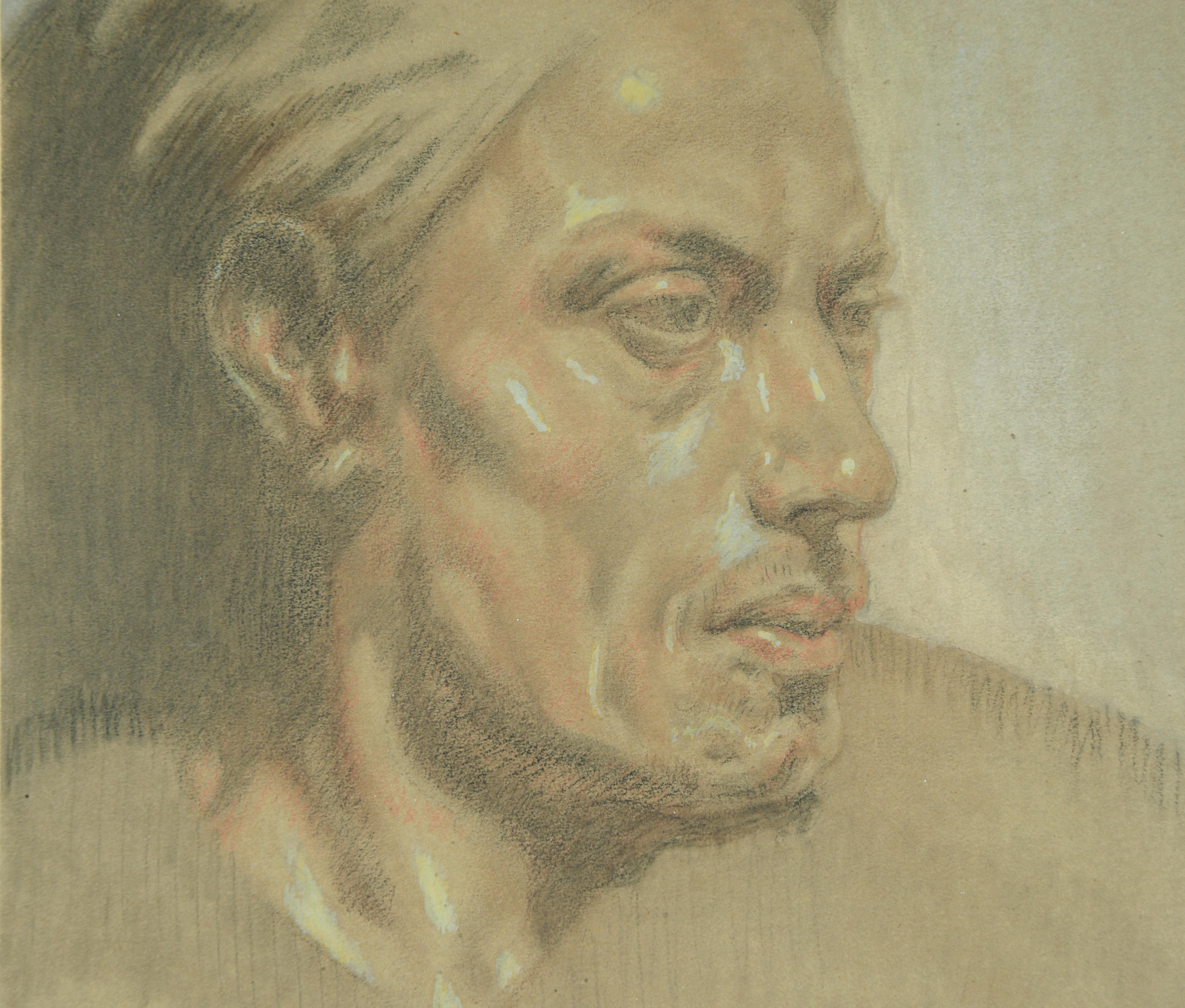 Portrait of a Man at Flanders 1918 For Sale 1