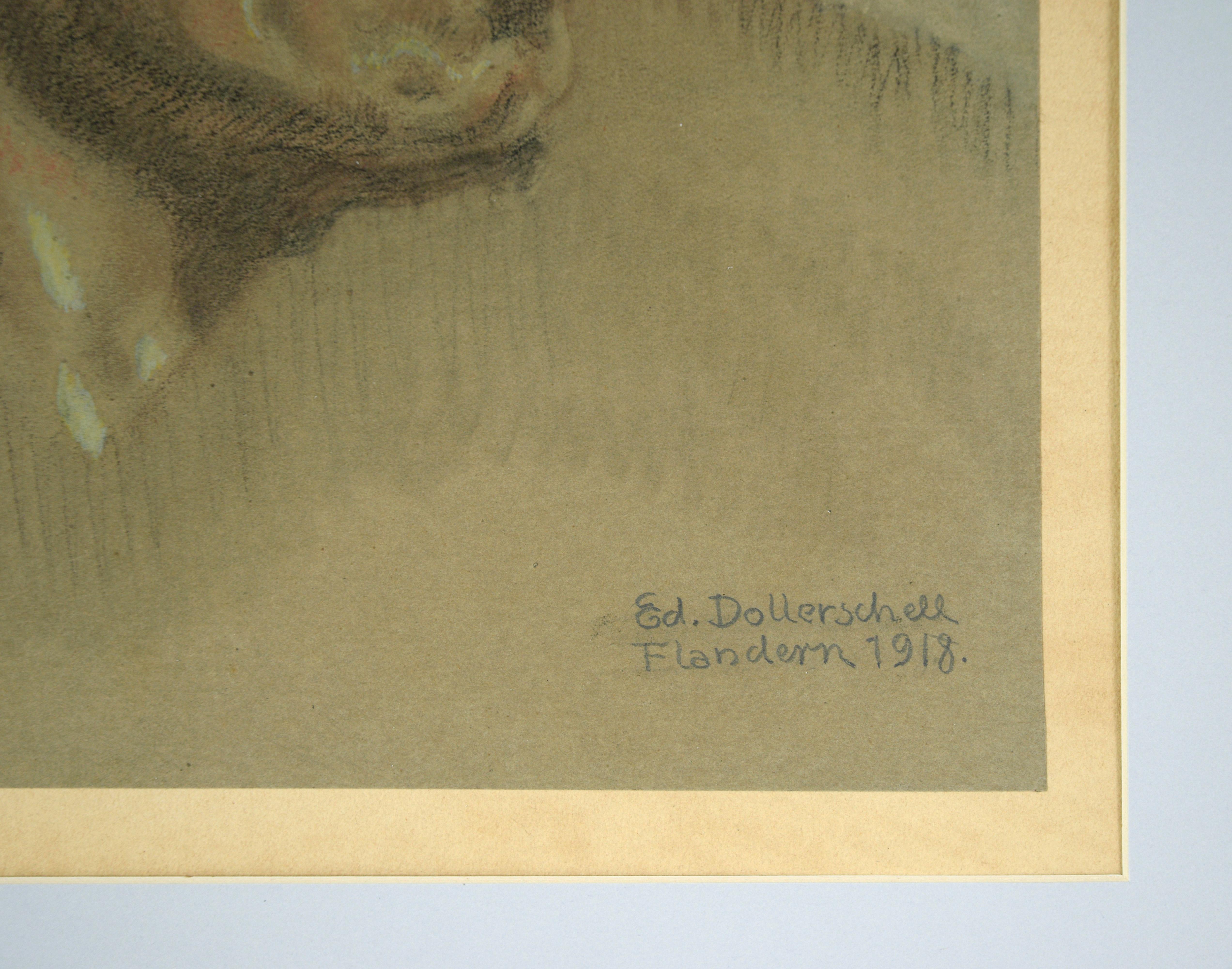 Portrait of a Man at Flanders 1918 For Sale 4