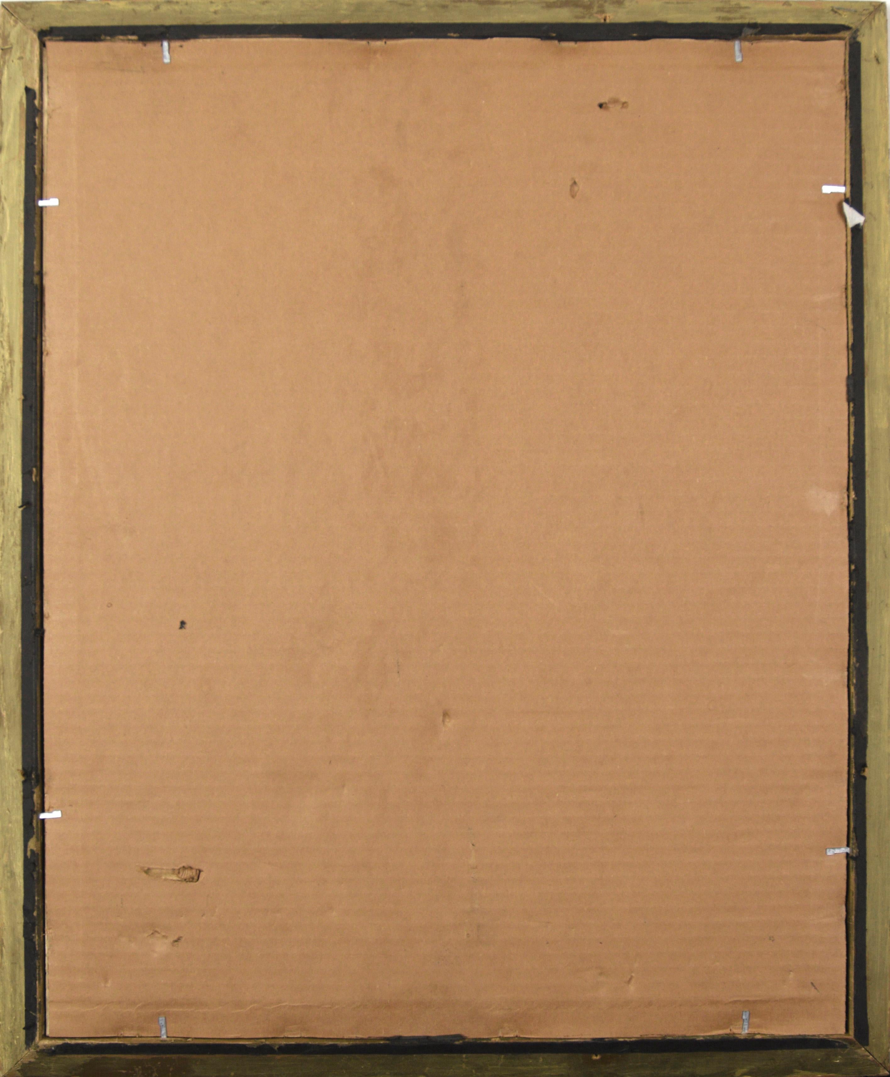 Stone Spire Behind Water - Southwestern Watercolor Scene by Linus For Sale 2