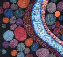 Color in Motion - Pointillist Abstract
