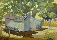 "Wagon Shed" - 1970s San Louis Obispo Farm Landscape