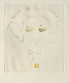 ""E""  Albert Einstein, Modernes Porträt