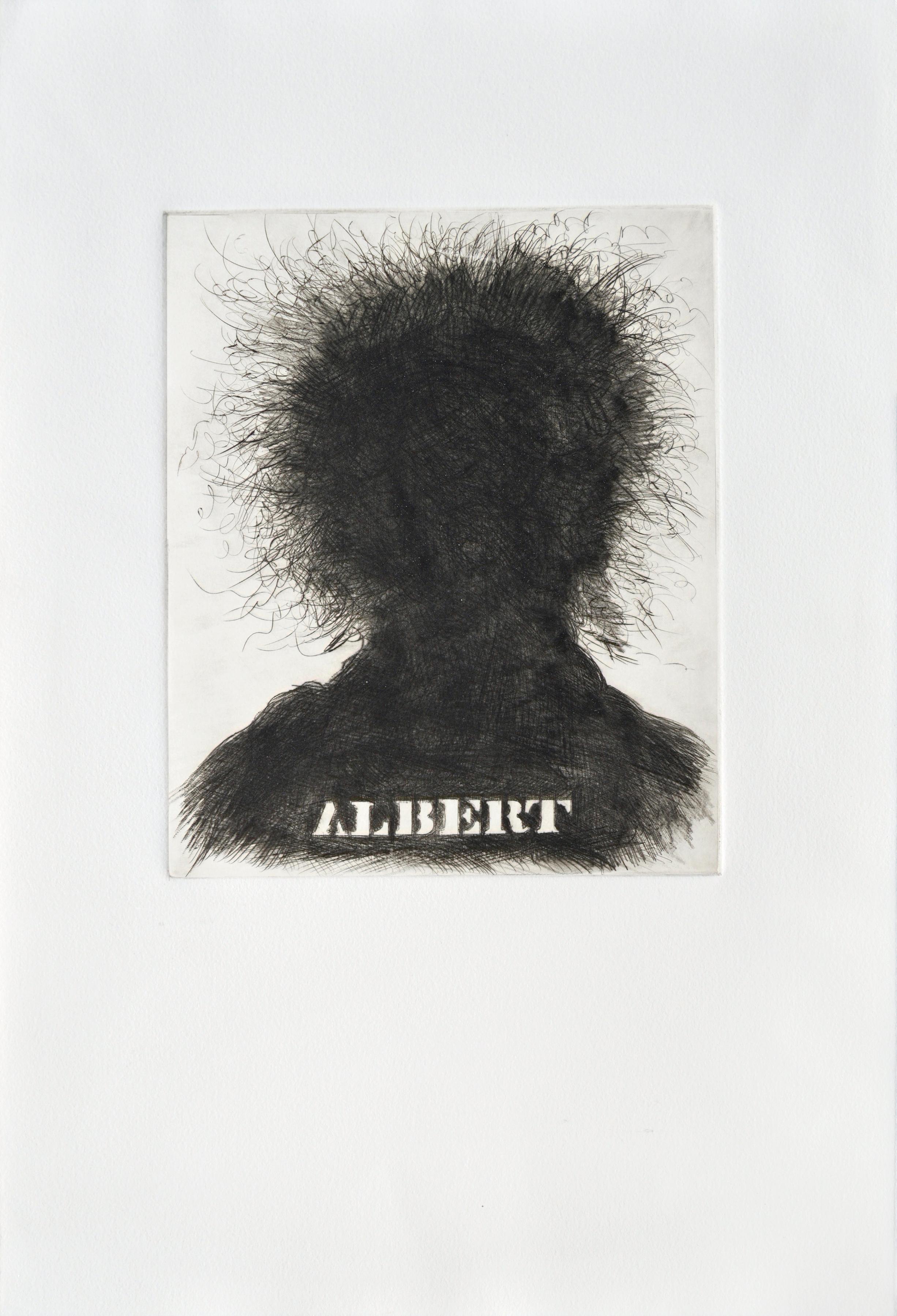 "Albert",  Albert Einstein Portrait Silhouette 