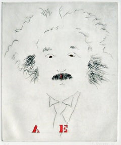 « A E », portrait d'Albert Einstein #8