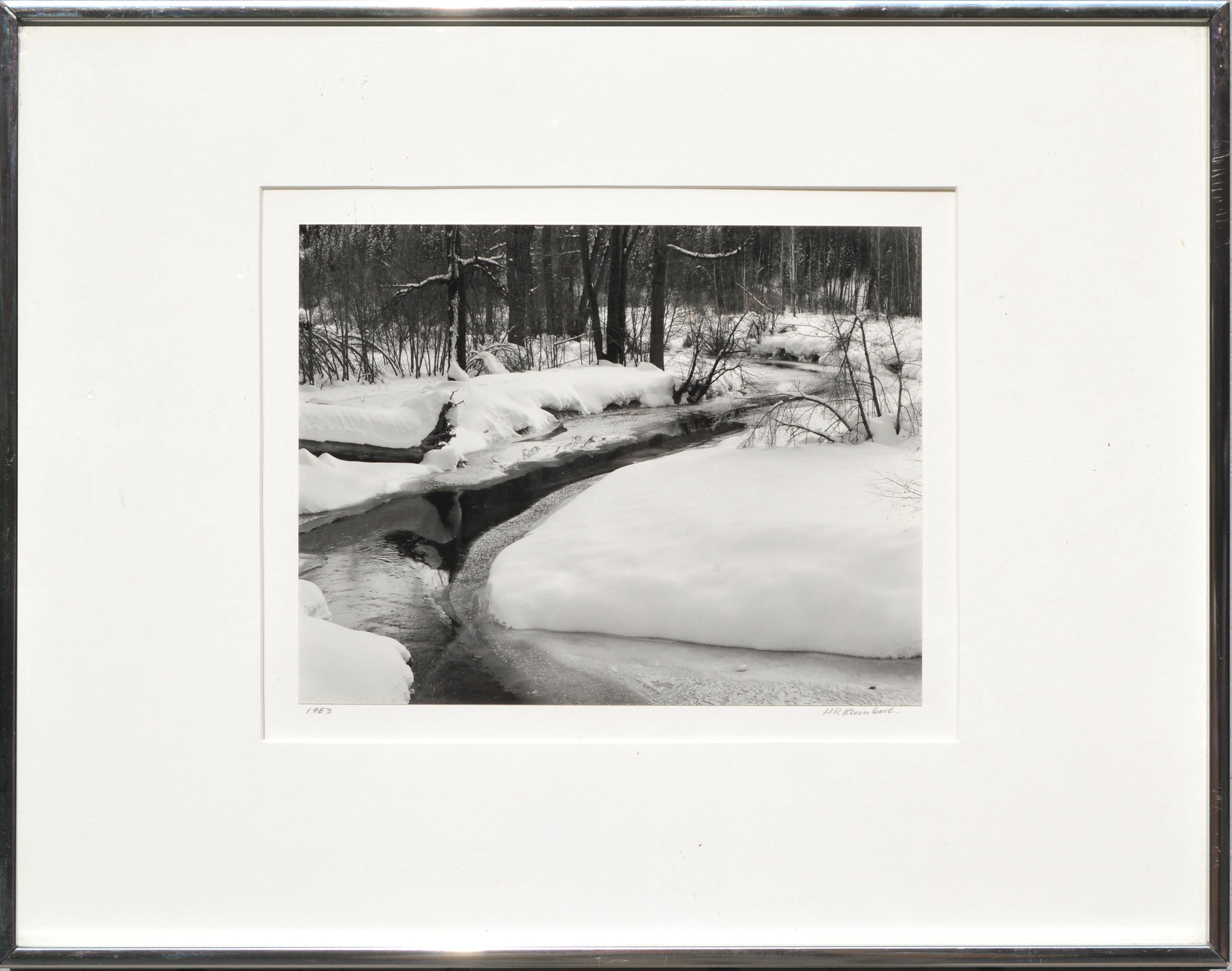 Harry R. Kimball Black and White Photograph - Wood River, Idaho 1983