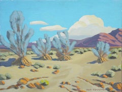 Desert Wash & Smoke Trees Landscape