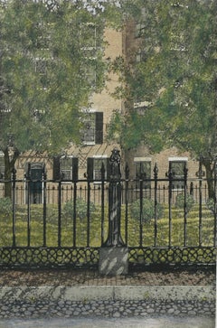 "Verano" - Paisaje de Beacon Hill, Boston