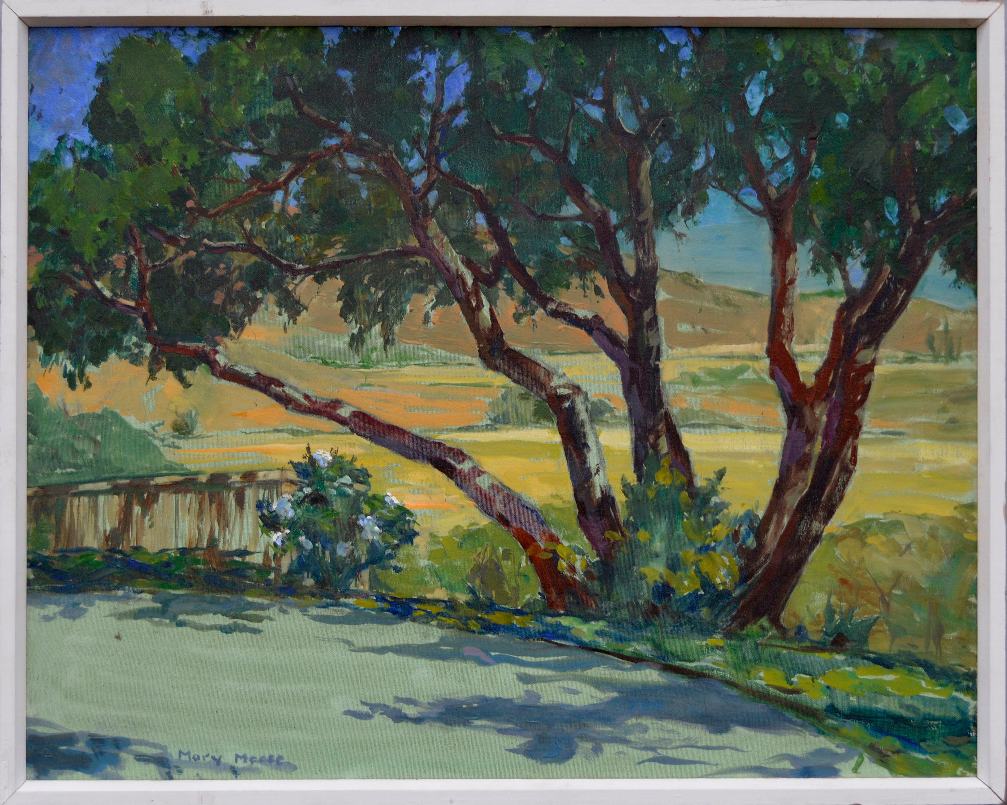 Mary Melody Meese Landscape Painting - California Rural Road Landscape