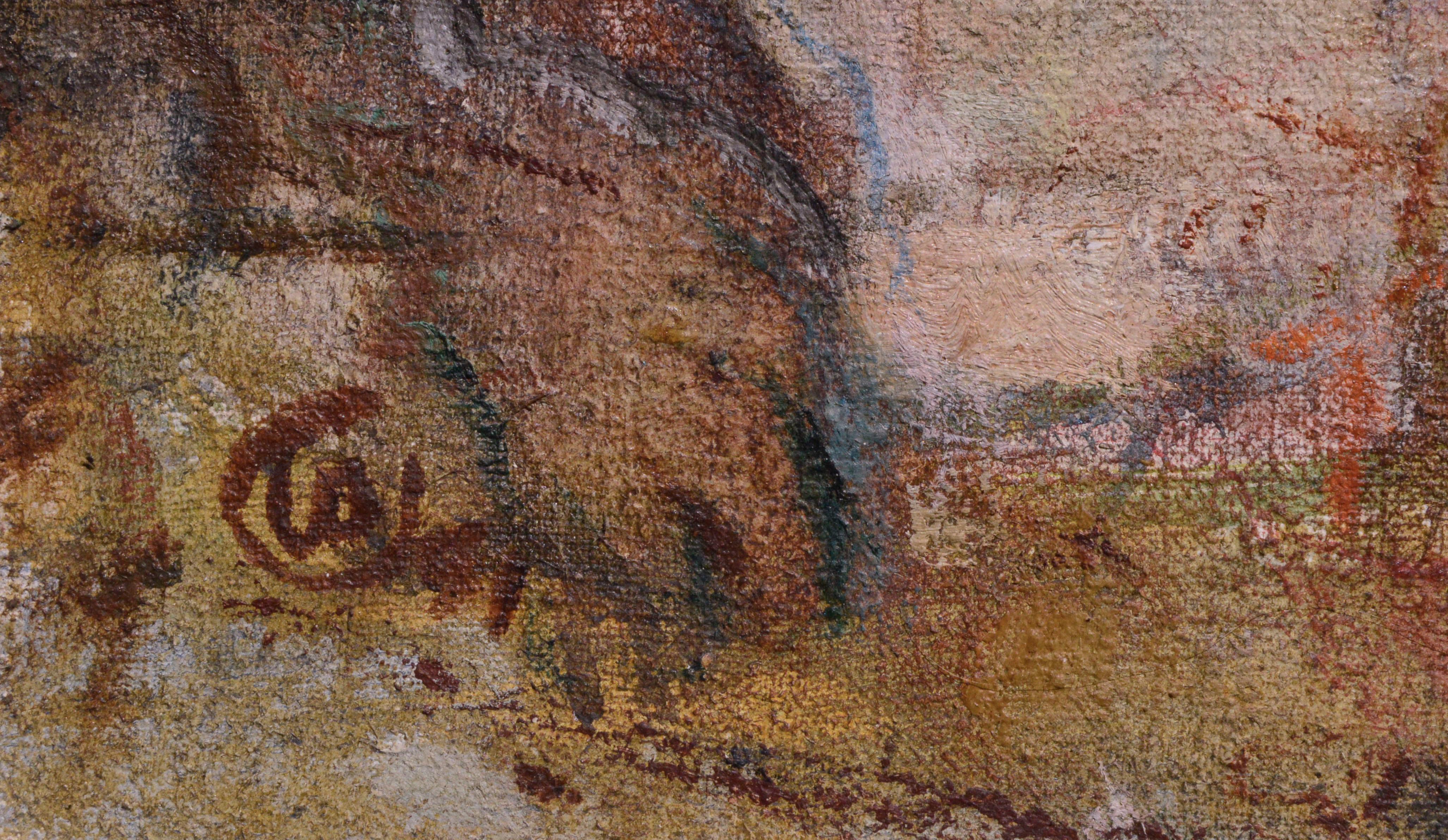 Alla curva - Paesaggio russo astratto Yuri Gusev 2