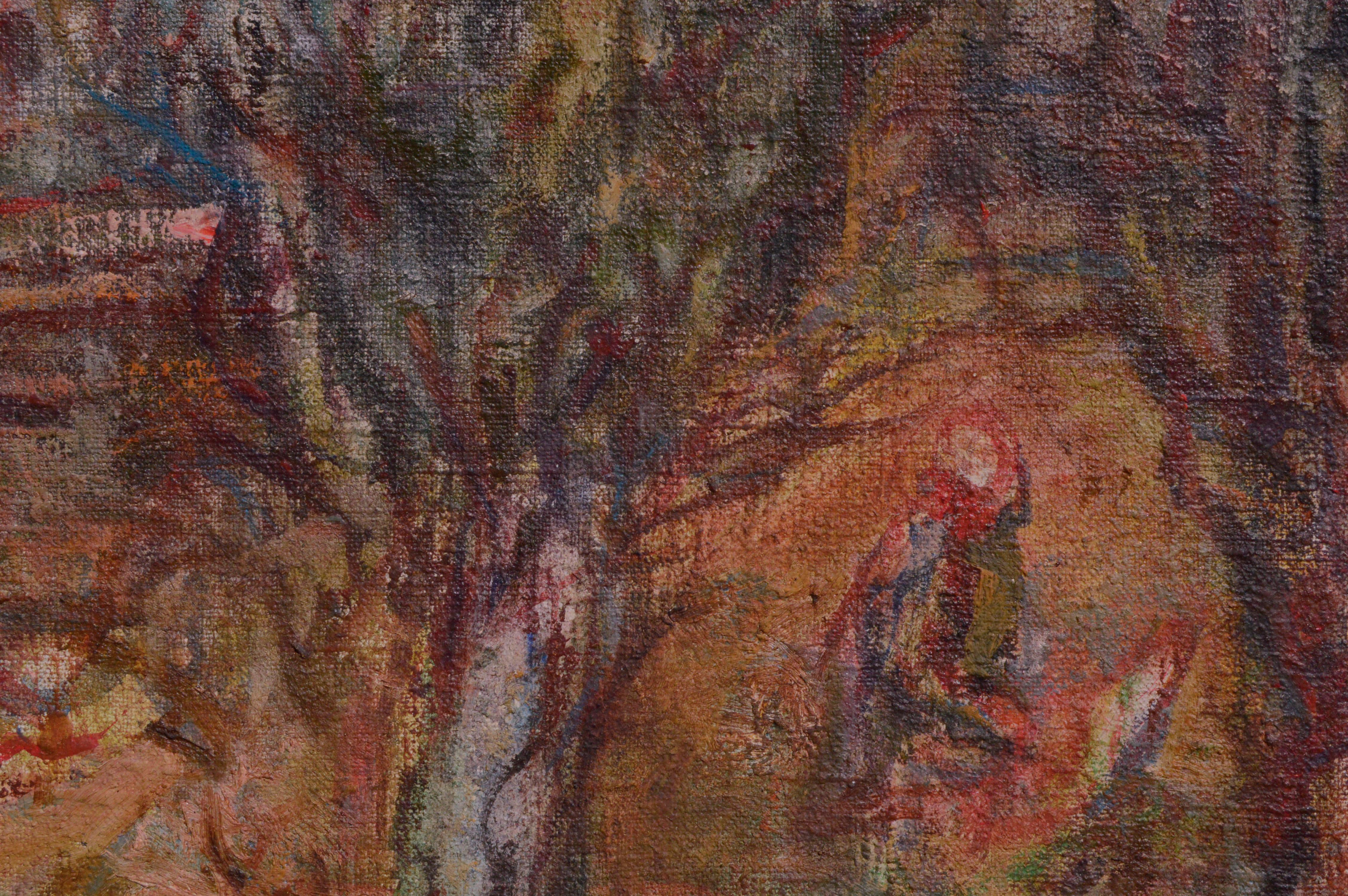 Alla curva - Paesaggio russo astratto Yuri Gusev 1