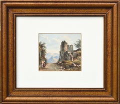 Castle Ruins - Figurative Landscape 