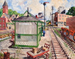 Medina Train Station Industrial Landscape