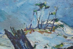 Abstrakte Landschaft aus der Mitte des Jahrhunderts:: Sturm in den Dunes Carmel