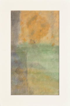 Mid Century Abstract Vertical Sunset 