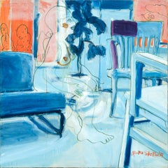 Bay Area Figurative Movement --Angel in the Sitting Room