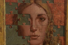 Surrealistische figurative Szene aus der Surrealistischen Bewegung „Der Traum“