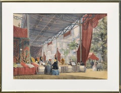 Scena figurativa della metà del XIX secolo tratta dalla "Grande Esposizione del 1851", Londra