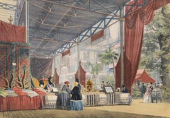 Mid 19th Century Figurative Scene from "Great Exhibition of 1851", London