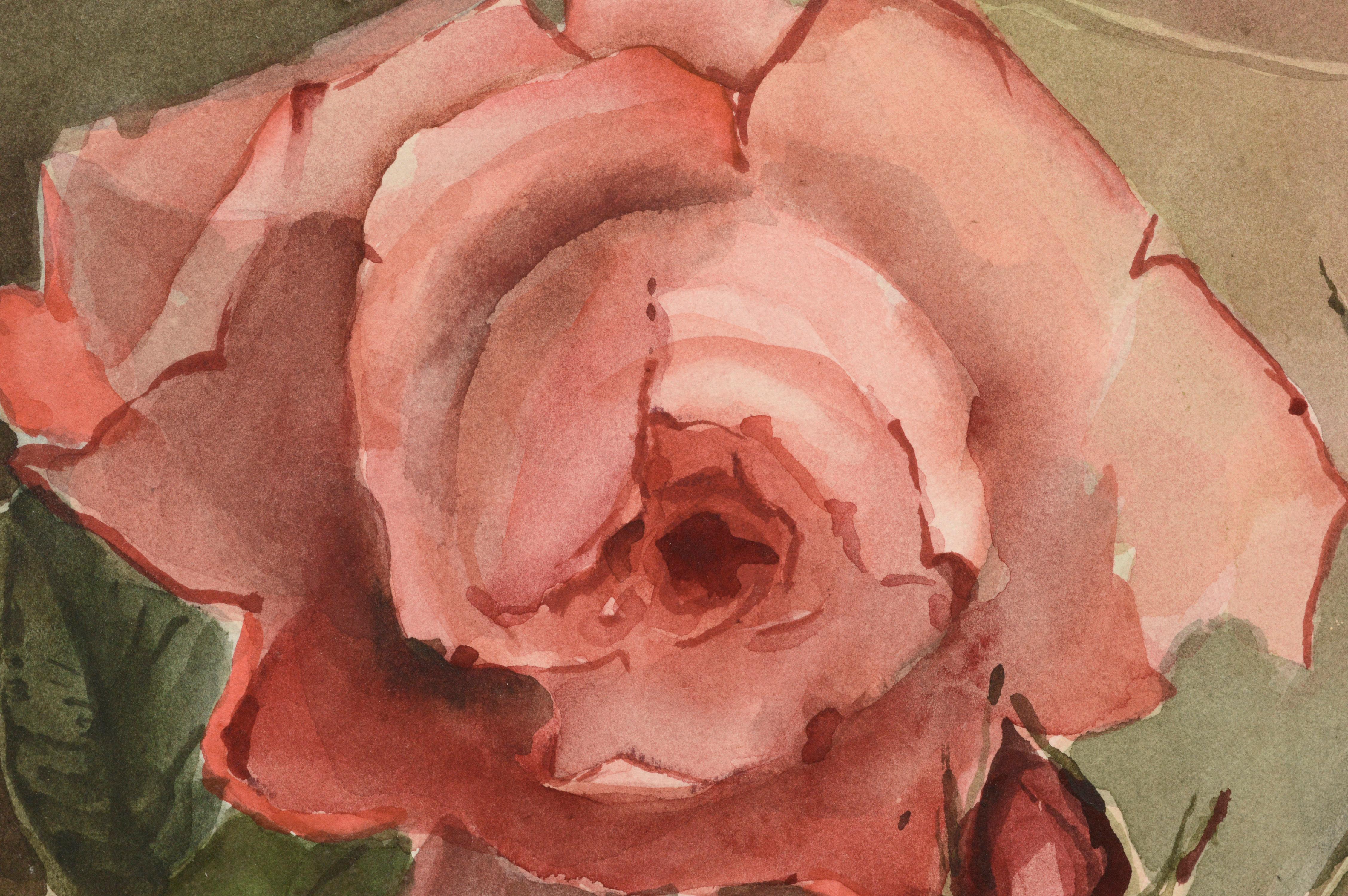 Roses #2 Still Life - Art by Marjorie May Blake