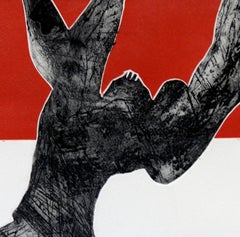 "Falling Figures, Decayed State" - Modern Figurative Abstract