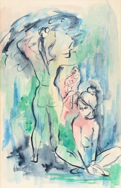 Dancers - Figurative Watercolor