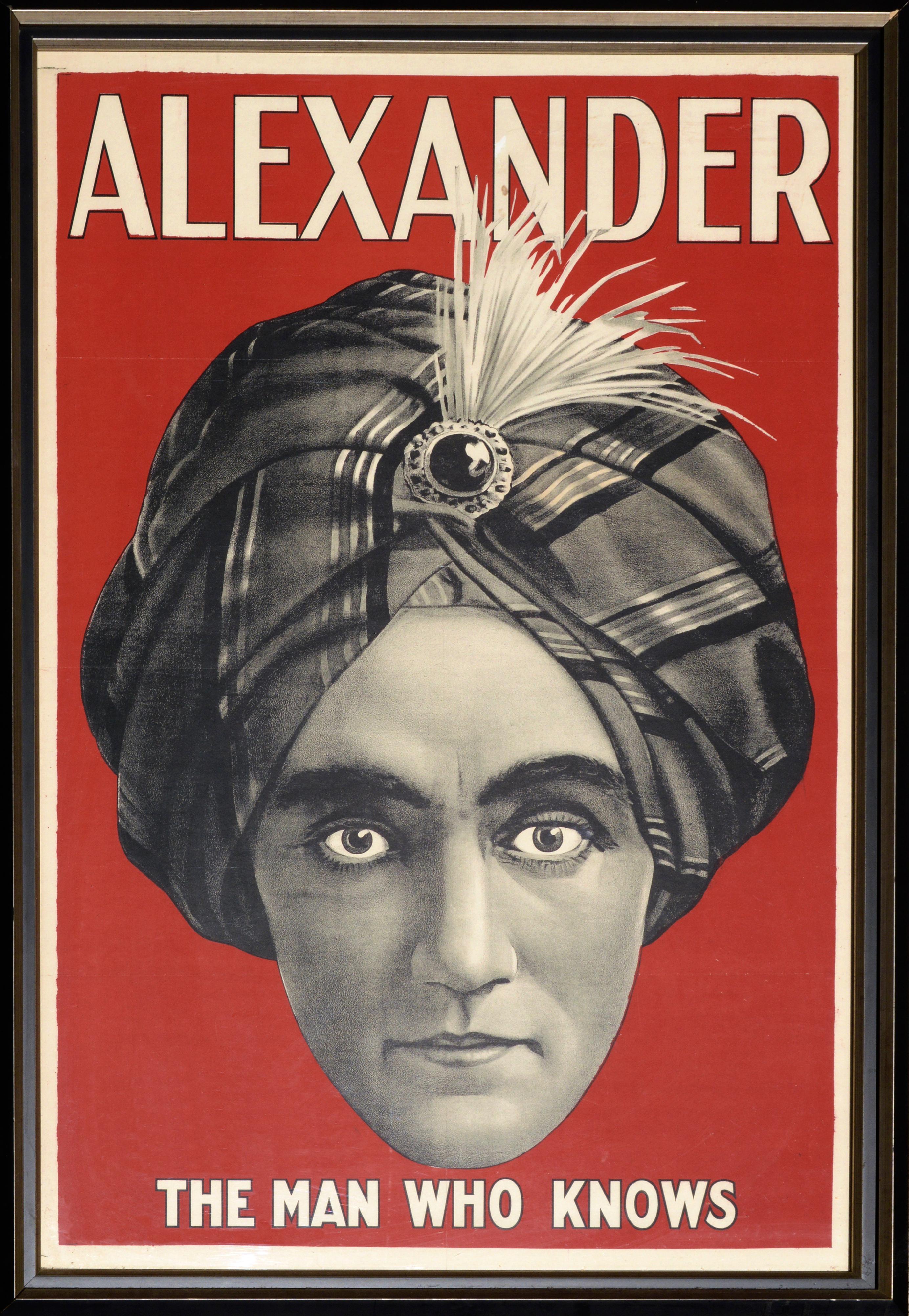 Claude Alexander Conlin Figurative Print - Alexander: The Man Who Knows - Original Stone Lithograph