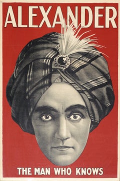 Alexander: The Man Who Knows - Original Stone Lithograph