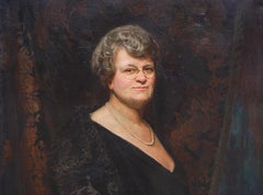 Large Scale 1920s Portrait of Florence Foster Jenkins, Amateur Soprano Singer