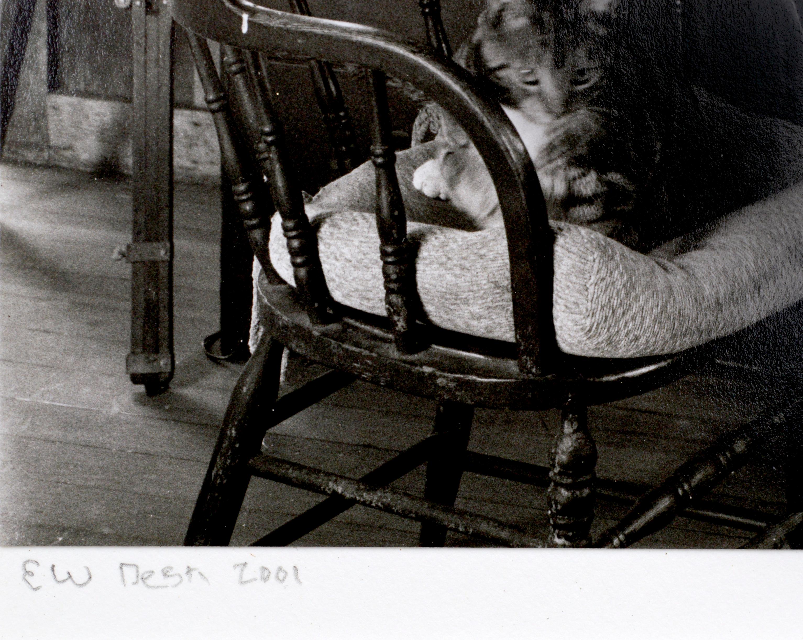 Edward Weston's Desk, Black and White Photograph, Wild Cat Hill  For Sale 2