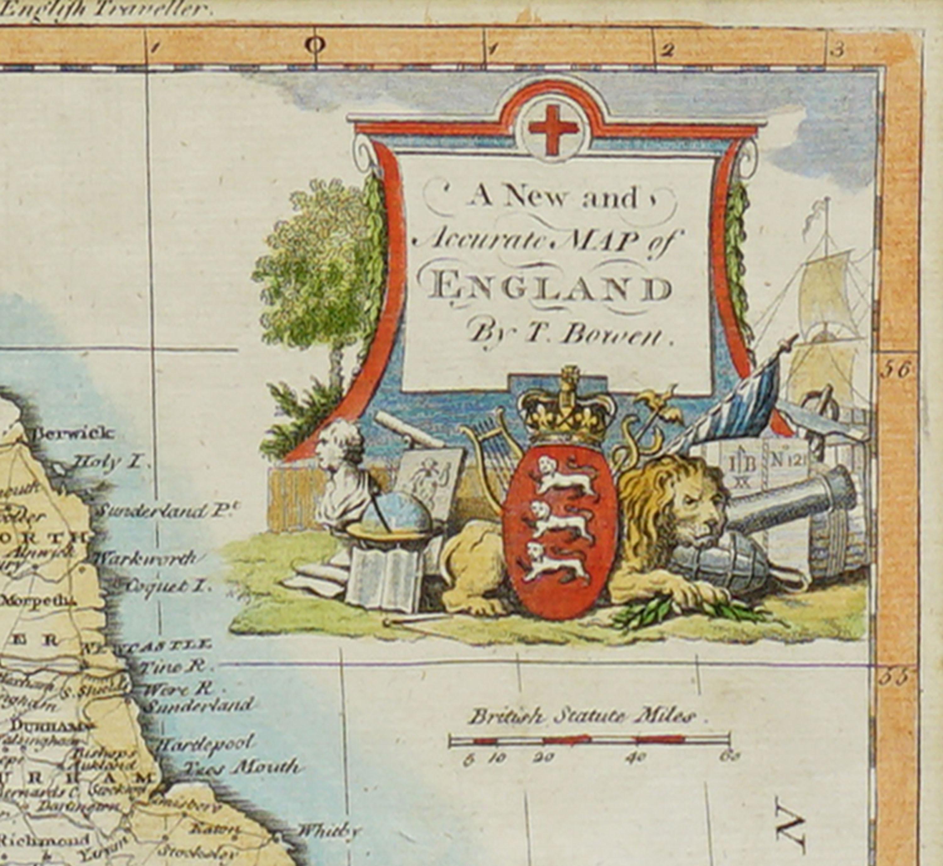 18th century england map