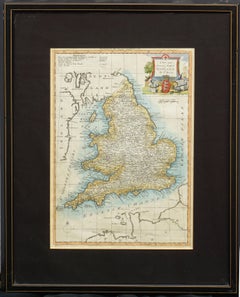 18th Century Accurate Map of England