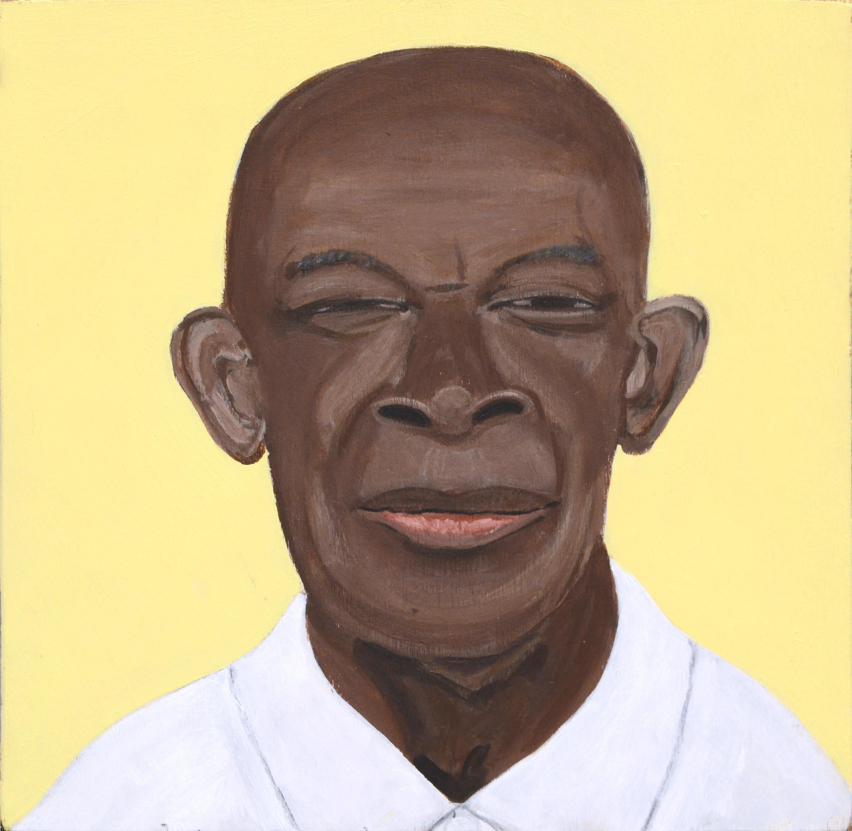 Jonathan Parker Figurative Painting - Cara #57 (Portrait of an African American Man)