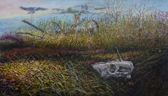 In the Heartland, Fantasy Landscape with Unicorn