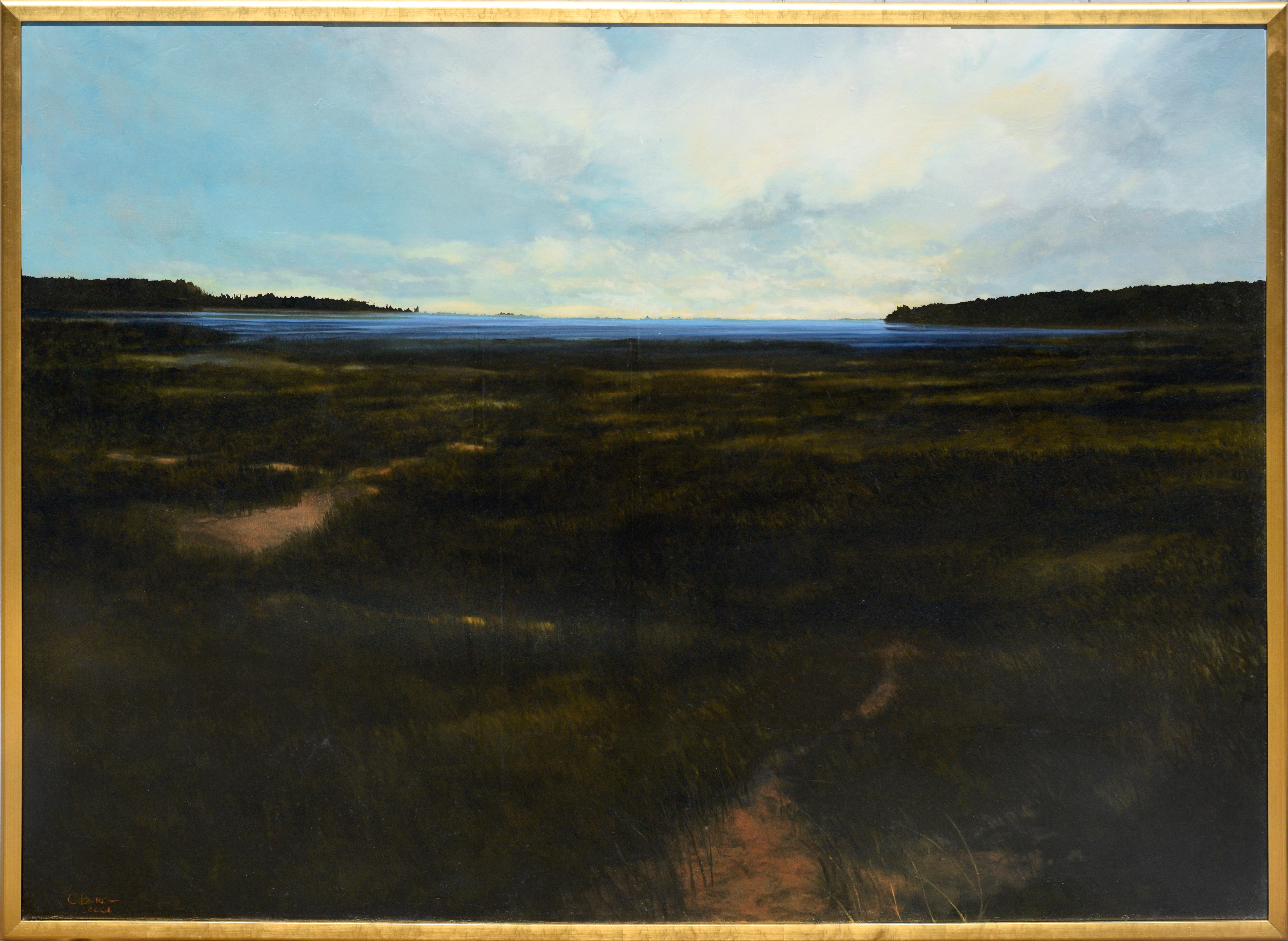 Christopher O'Neal Burch Landscape Painting - Jamestown Marsh II Landscape