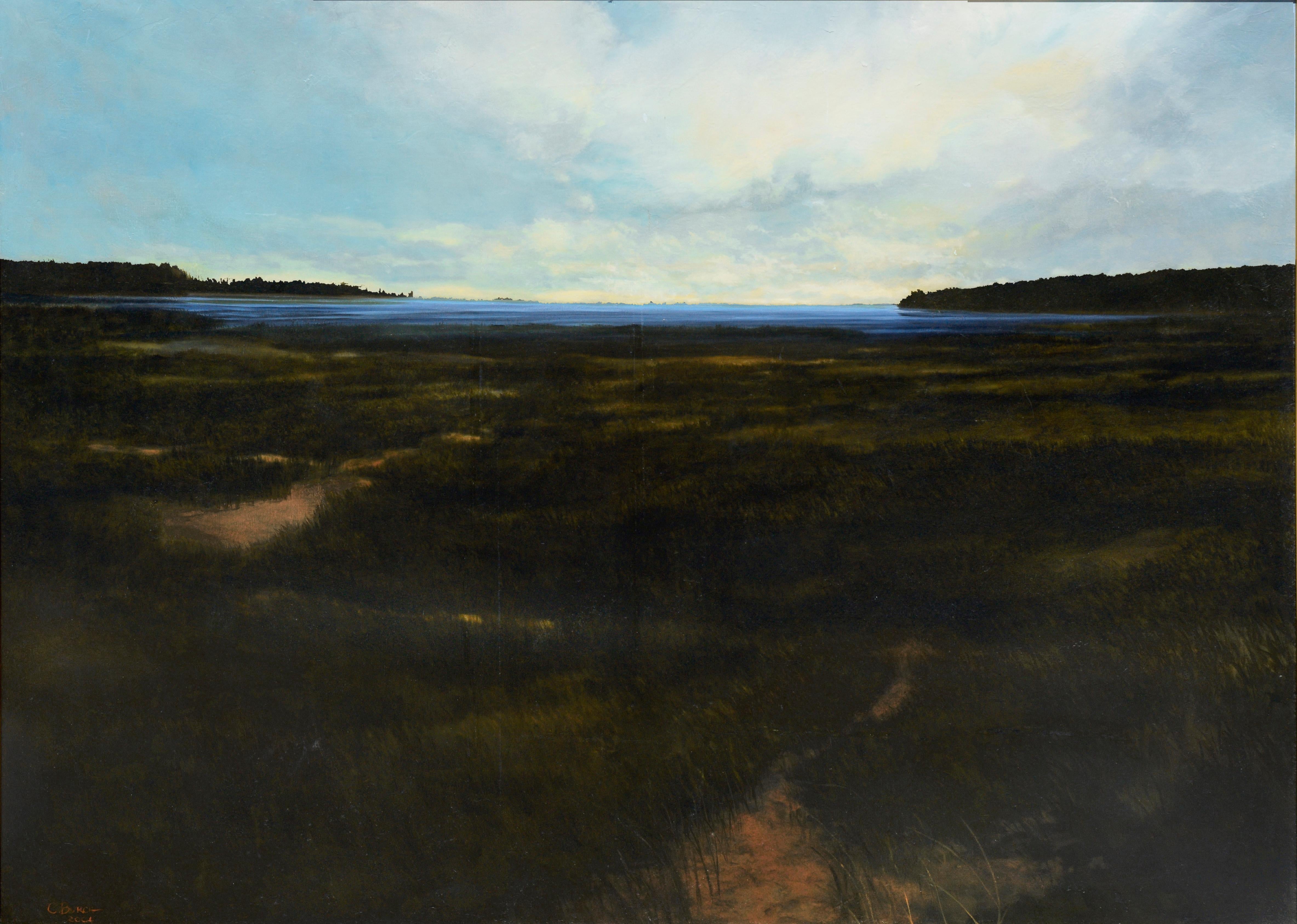Jamestown Marsh II Landscape - Painting by Christopher O'Neal Burch