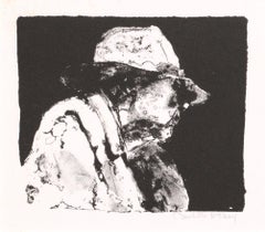 Elderly Man with a Hat - Etching