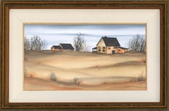 Vintage Sandy Hook Farmhouse Landscape