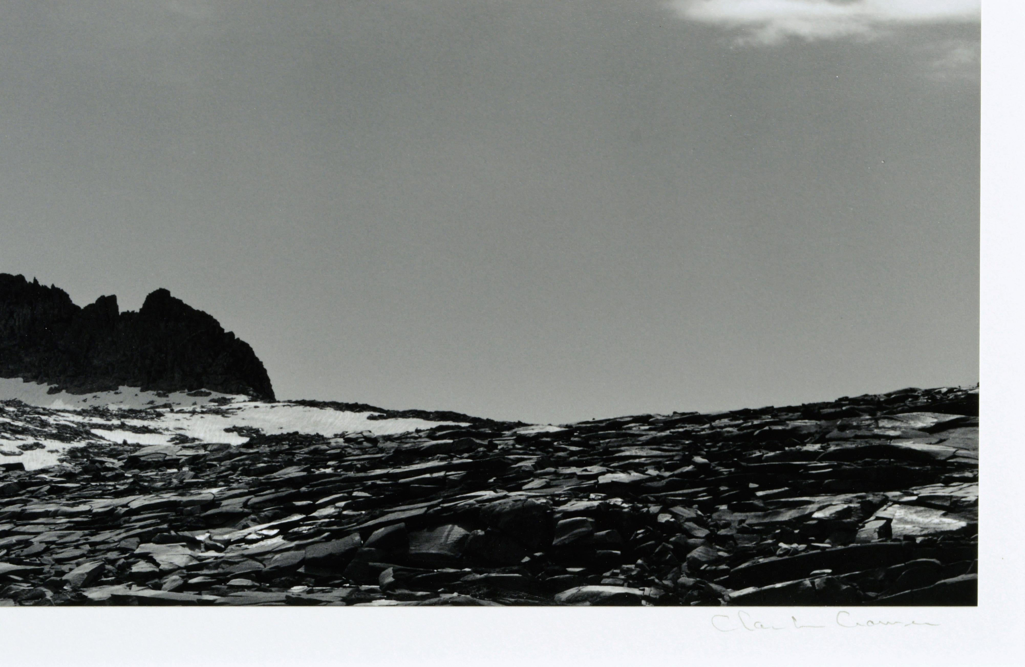 Nuages du Mt Lyell, Yosemite - Photographie de paysage californien en noir et blanc en vente 3