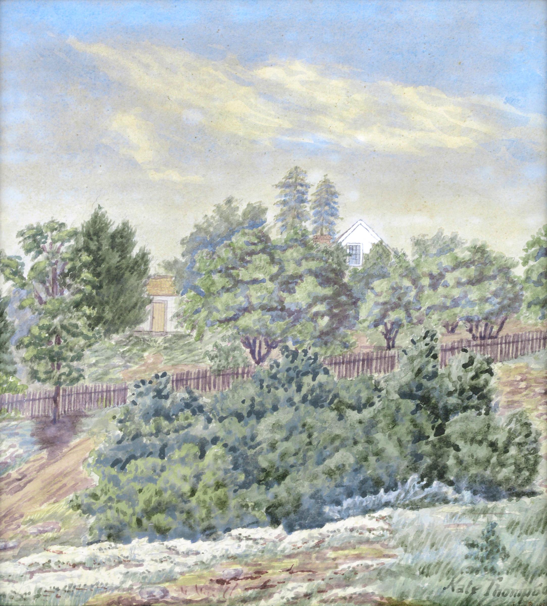 Late 19th Century Berkeley Hills Home - Art by Kate Chandler Thompson