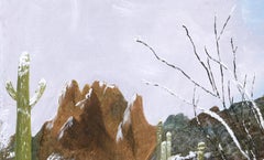 Snowfall in the Desert - Landscape