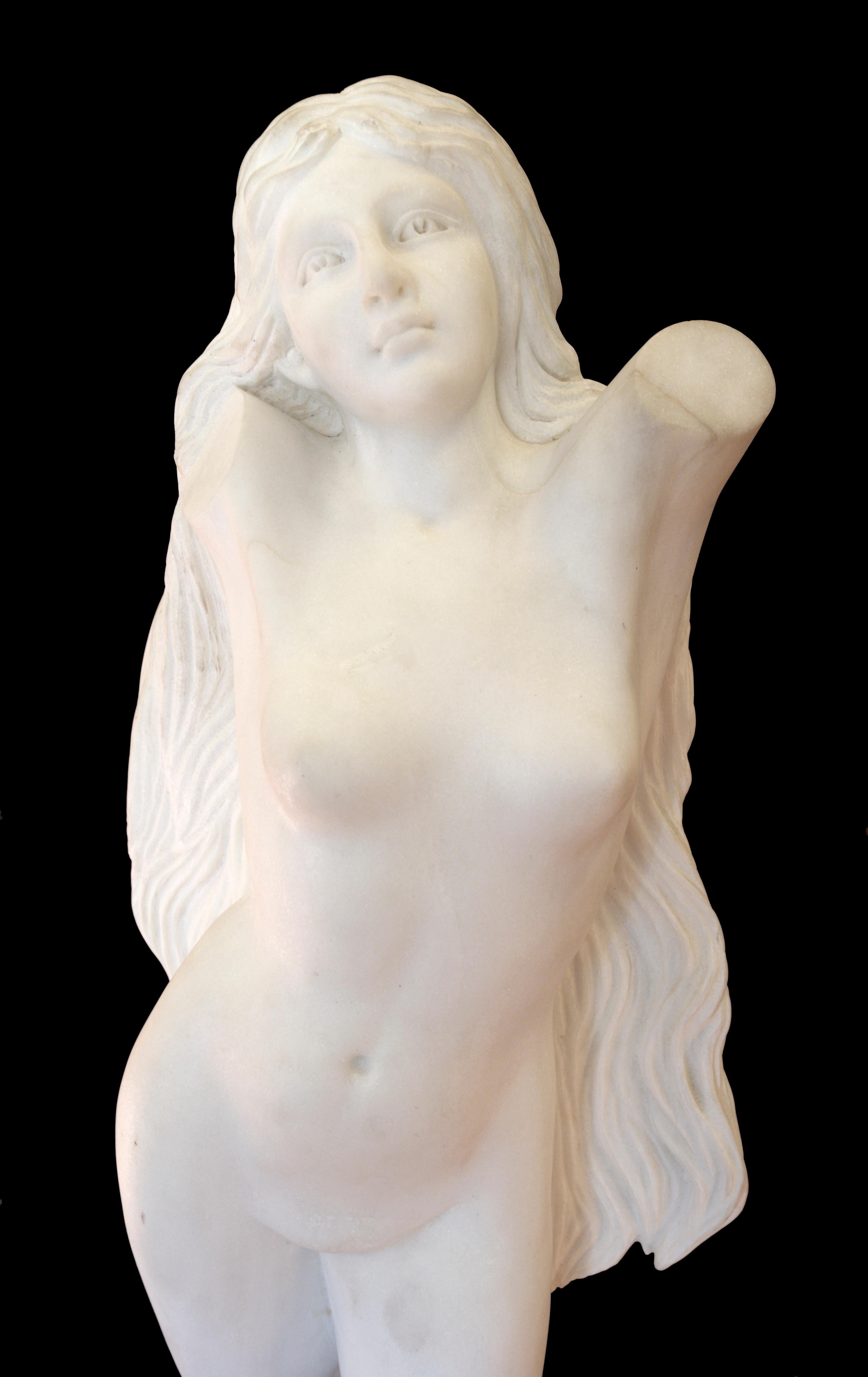 Venus Monumental Marble Statue Passini  8