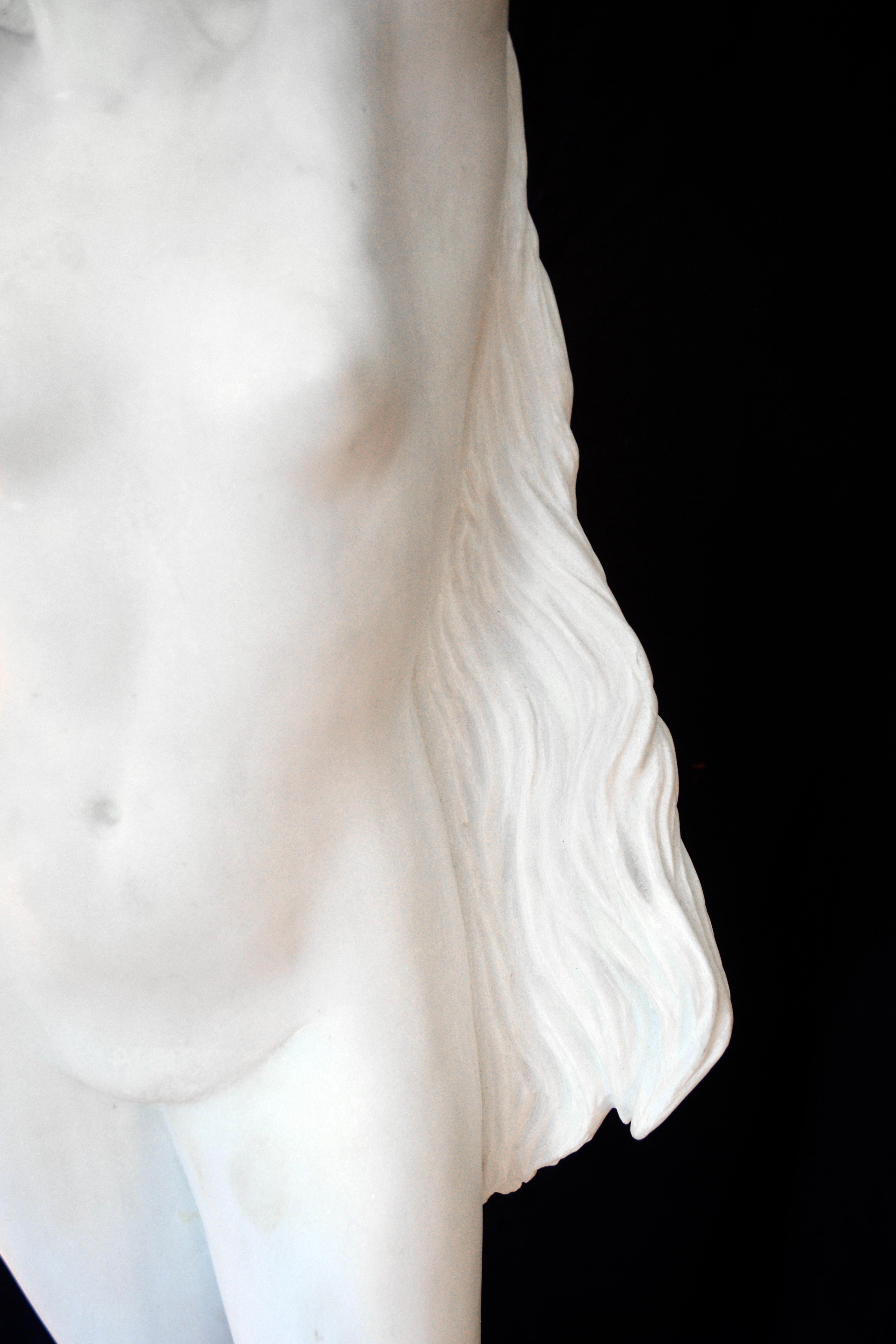 Venus Monumental Marble Statue Passini  - Renaissance Sculpture by M Passini