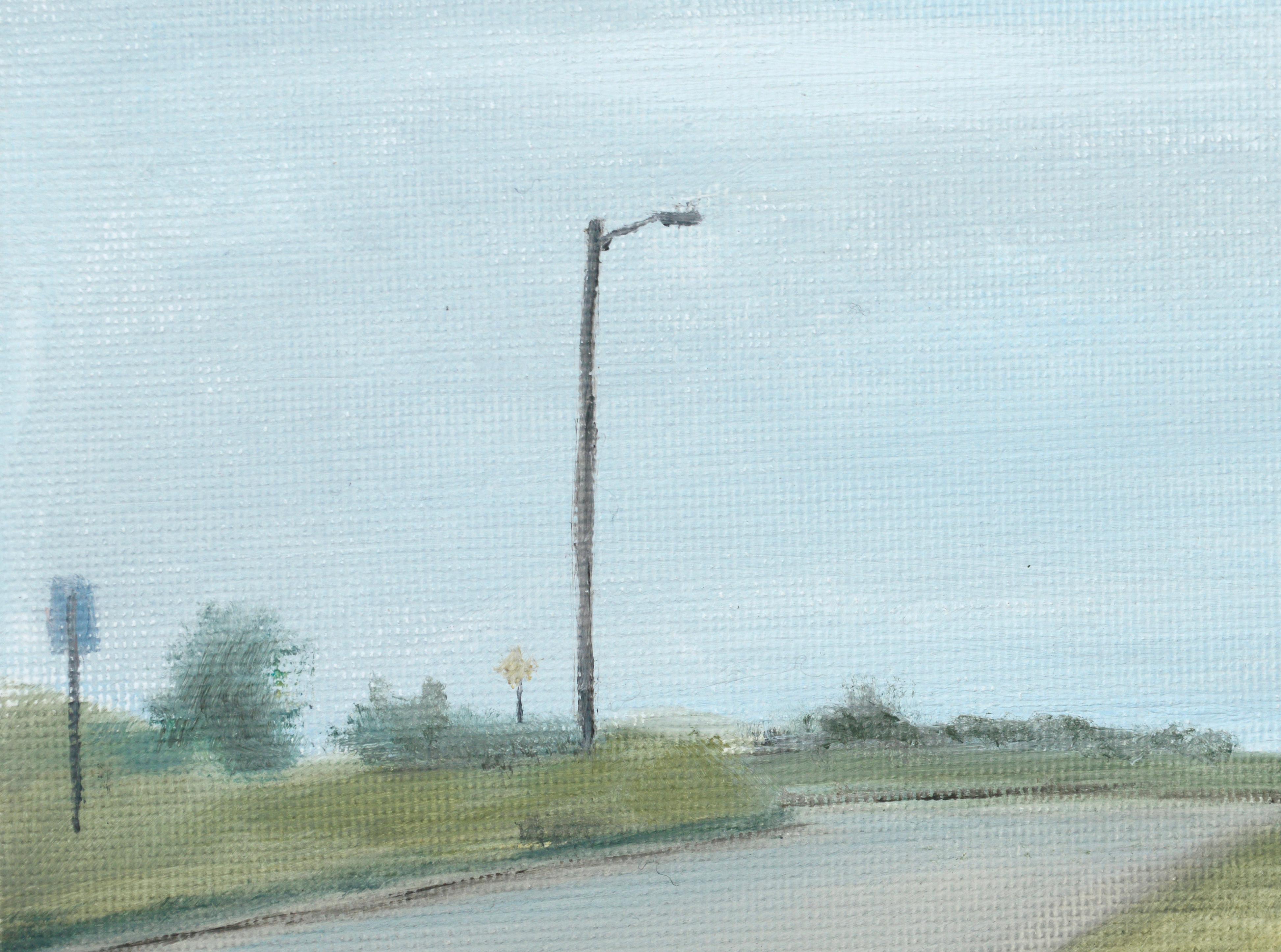 Country Road Landscape - Painting by Susan Reinier